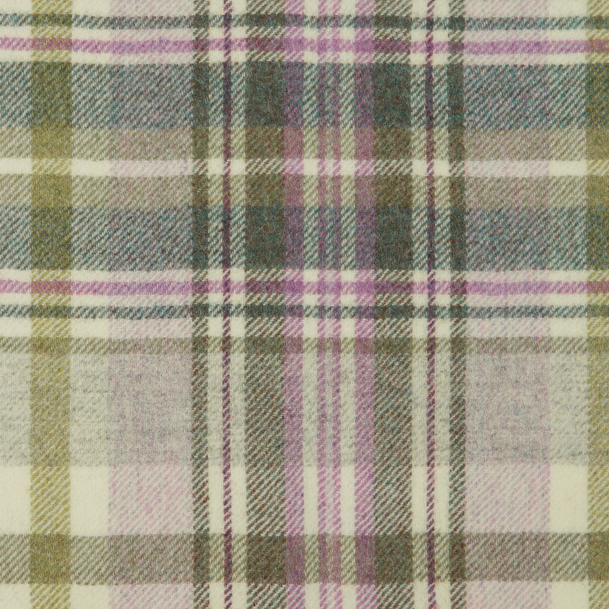 Glen Coe Wool Fabric by Abraham Moon Wisteria