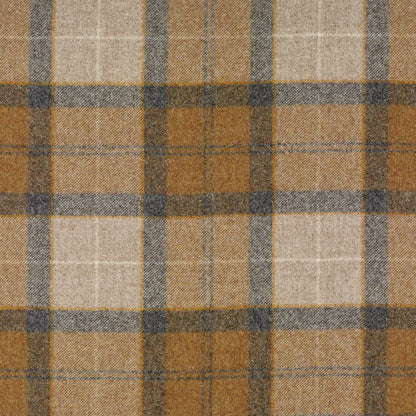 Burford Wool Fabric by Abraham Moon Mustard
