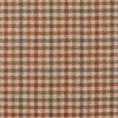 Bibury Wool Fabric by Abraham Moon Red Earth
