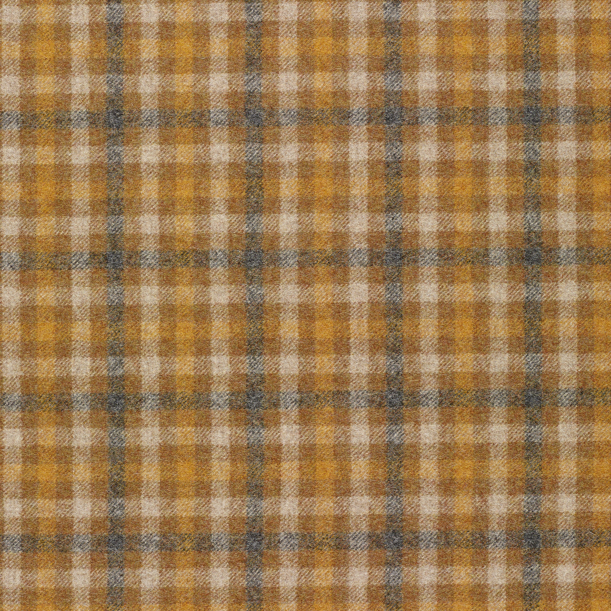 Bibury Wool Fabric by Abraham Moon Mustard