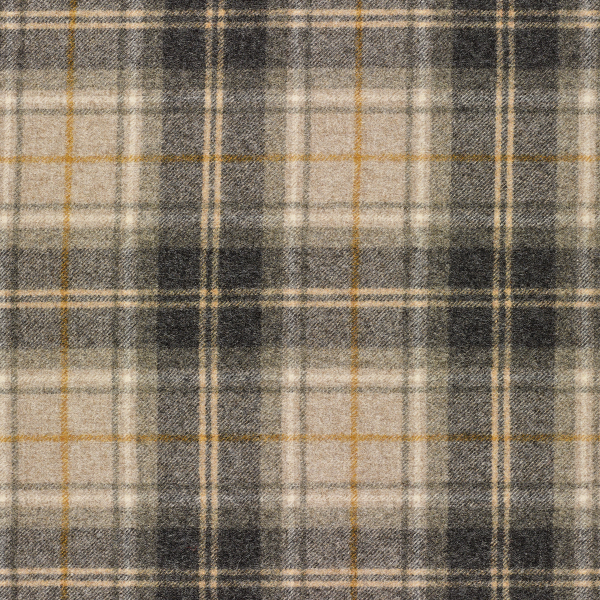 Broadway Wool Fabric by Abraham Moon Mustard