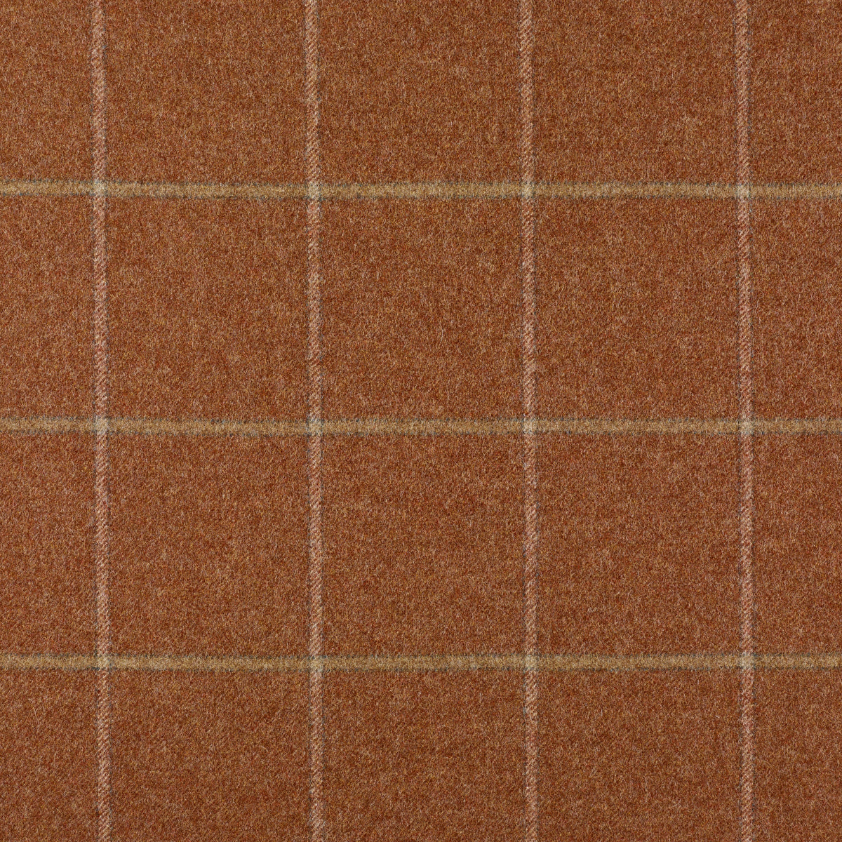 Kingham Wool Fabric by Abraham Moon Red Earth