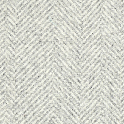 Glen Clova Wool Fabric by Abraham Moon Grey