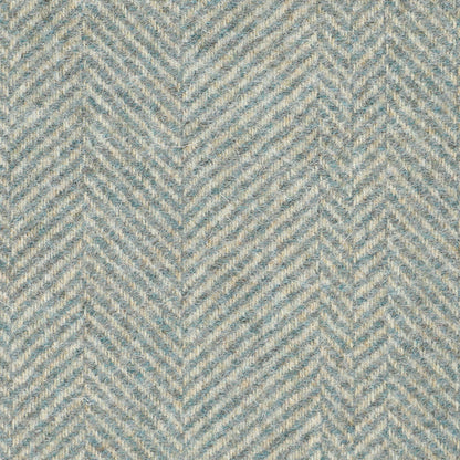 Glen Clova Wool Fabric by Abraham Moon Teal