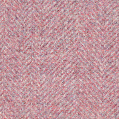 Glen Clova Wool Fabric by Abraham Moon Pink