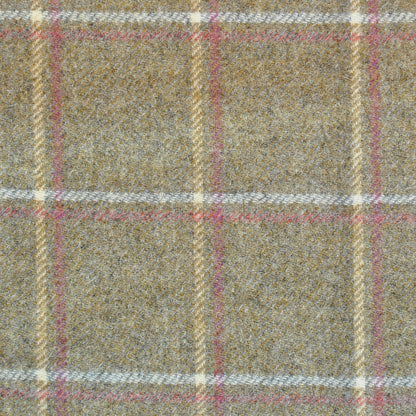 Glen Lyon Wool Fabric by Abraham Moon Yellow