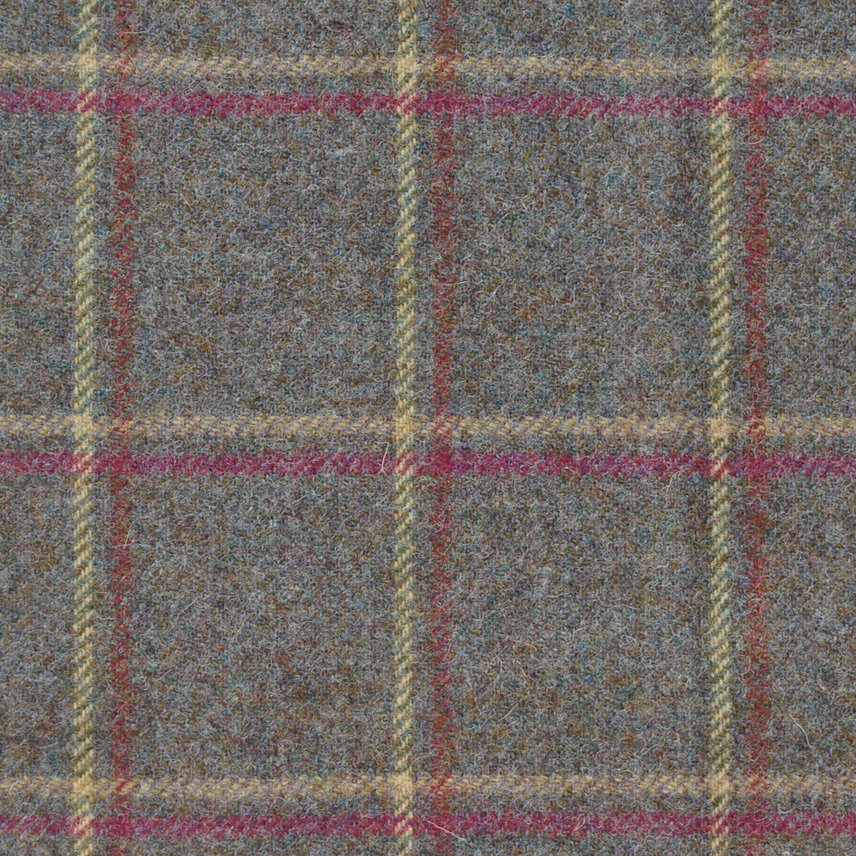 Glen Lyon Wool Fabric by Abraham Moon Heather