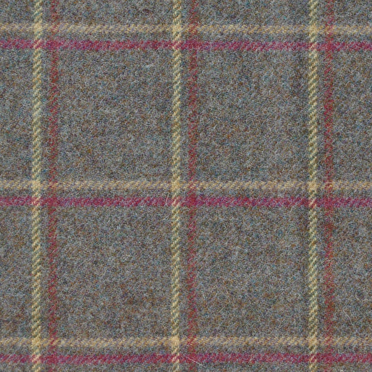 Glen Lyon Wool Fabric by Abraham Moon Heather