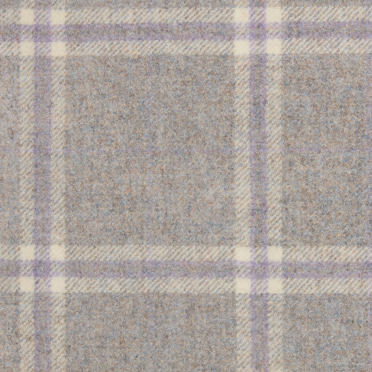 Windowpane Wool Fabric by Abraham Moon Marble