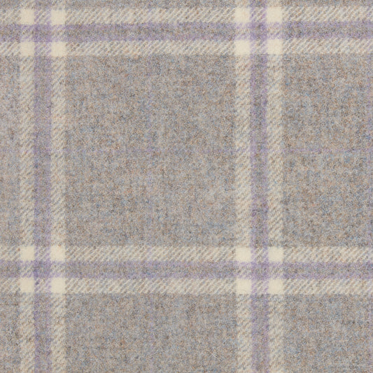 Windowpane Wool Fabric by Abraham Moon Marble