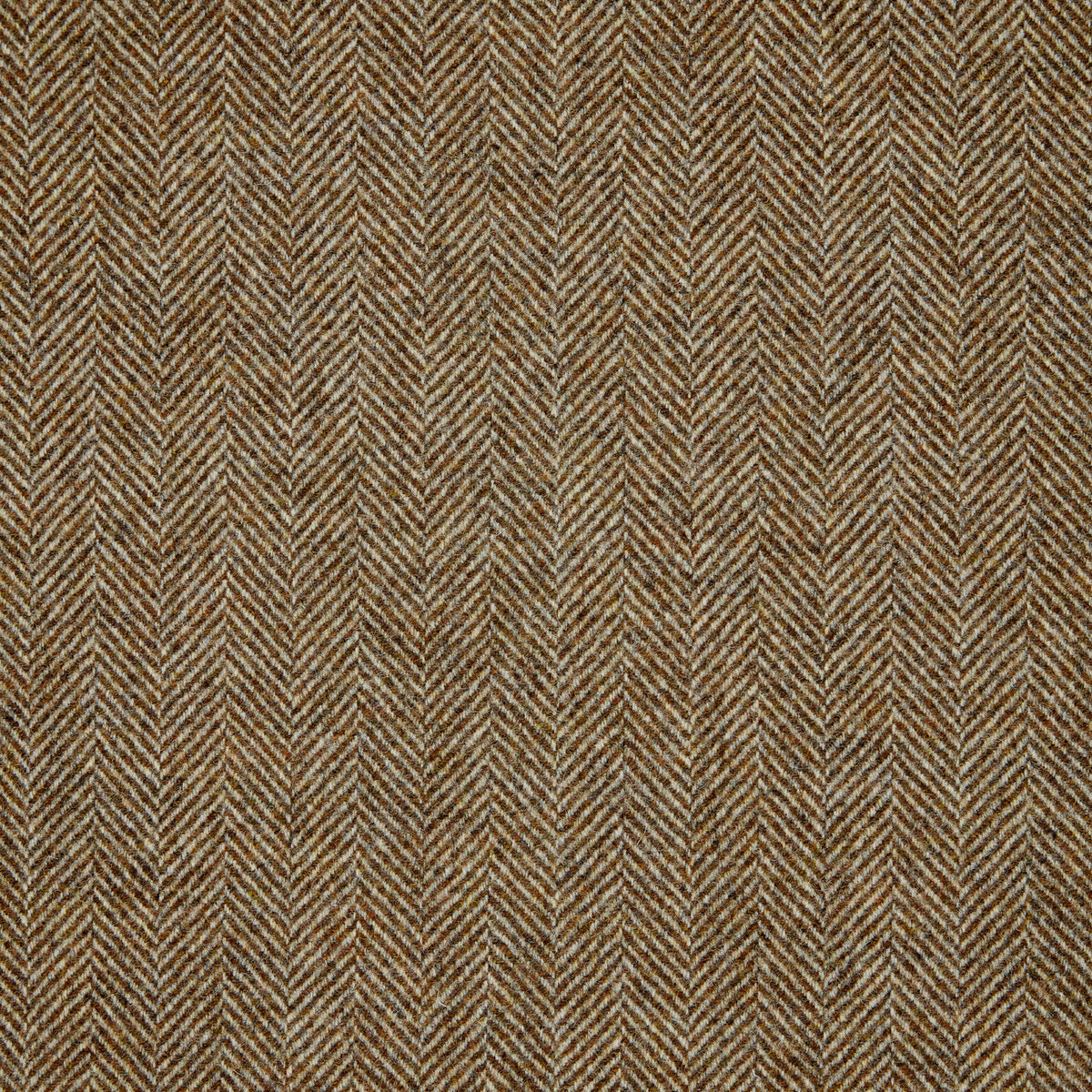 Herringbone Wool Fabric by Abraham Moon Ochre