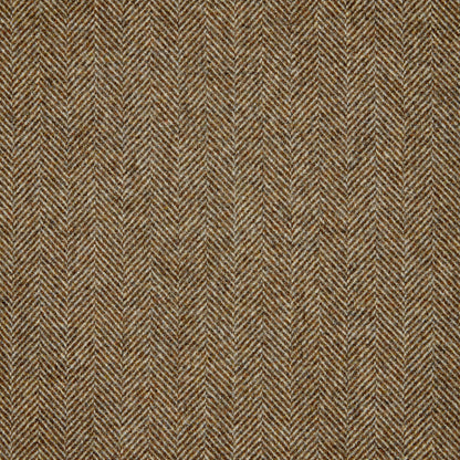 Herringbone Wool Fabric by Abraham Moon Ochre