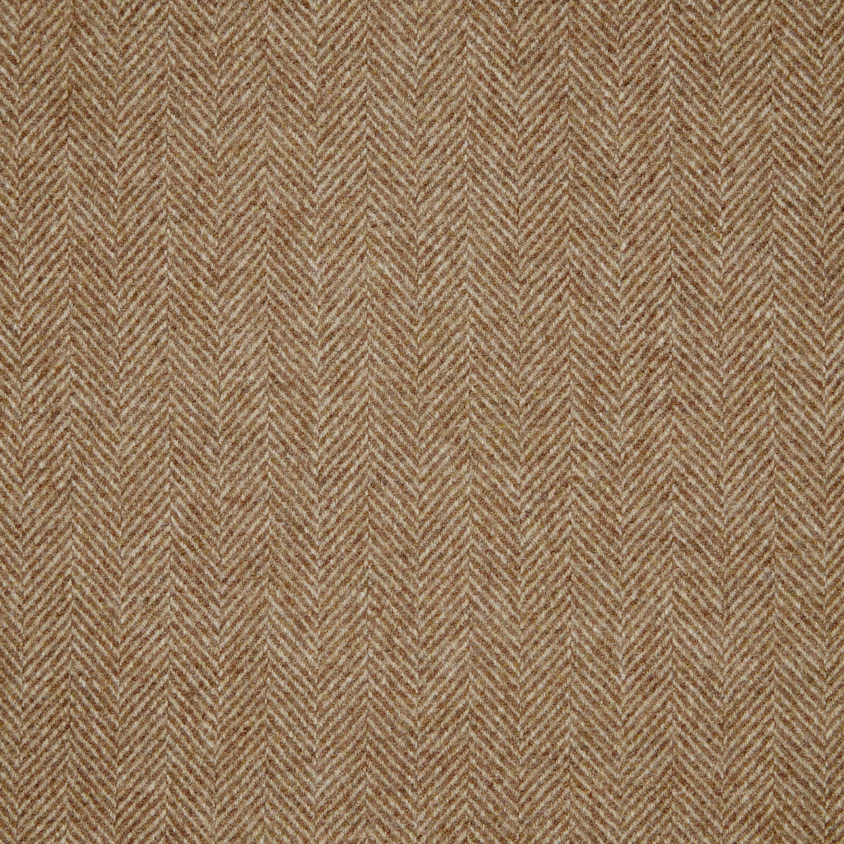 Herringbone Wool Fabric by Abraham Moon Tan