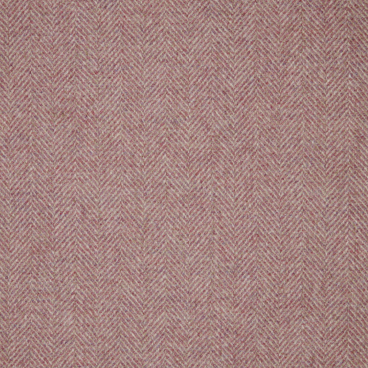 Herringbone Wool Fabric by Abraham Moon Pink