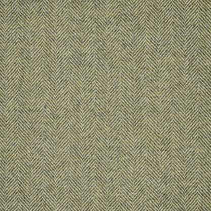 Herringbone Wool Fabric by Abraham Moon Dark Sage