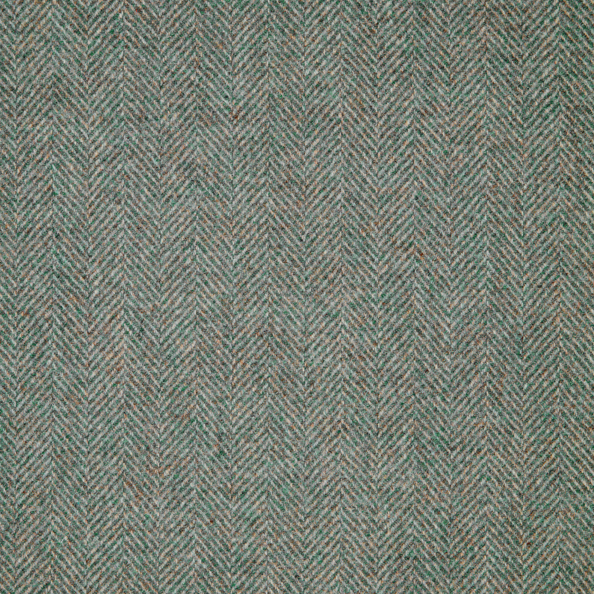 Herringbone Wool Fabric by Abraham Moon Sea