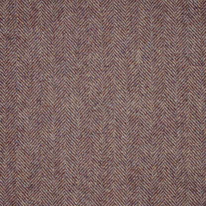 Herringbone Wool Fabric by Abraham Moon Lavender