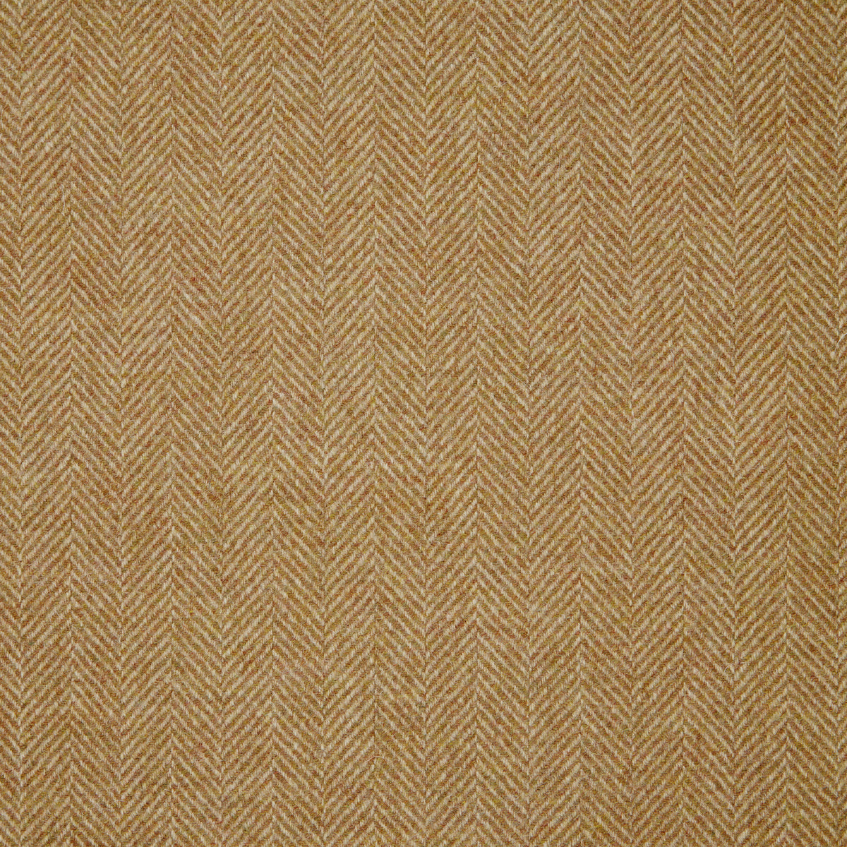 Herringbone Wool Fabric by Abraham Moon Mustard