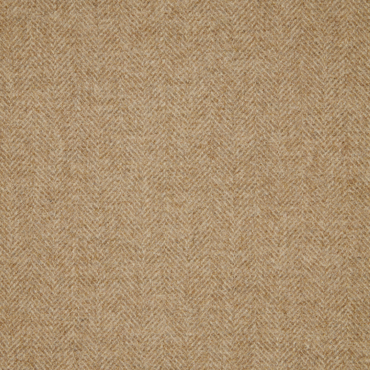 Herringbone Wool Fabric by Abraham Moon Dark Natural