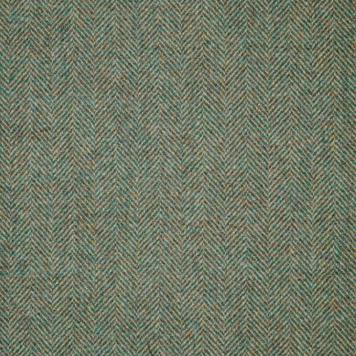Herringbone Wool Fabric by Abraham Moon Marine