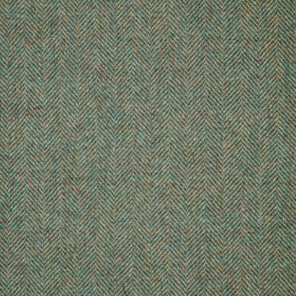 Herringbone Wool Fabric by Abraham Moon Marine