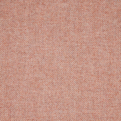 Herringbone Wool Fabric by Abraham Moon Blush
