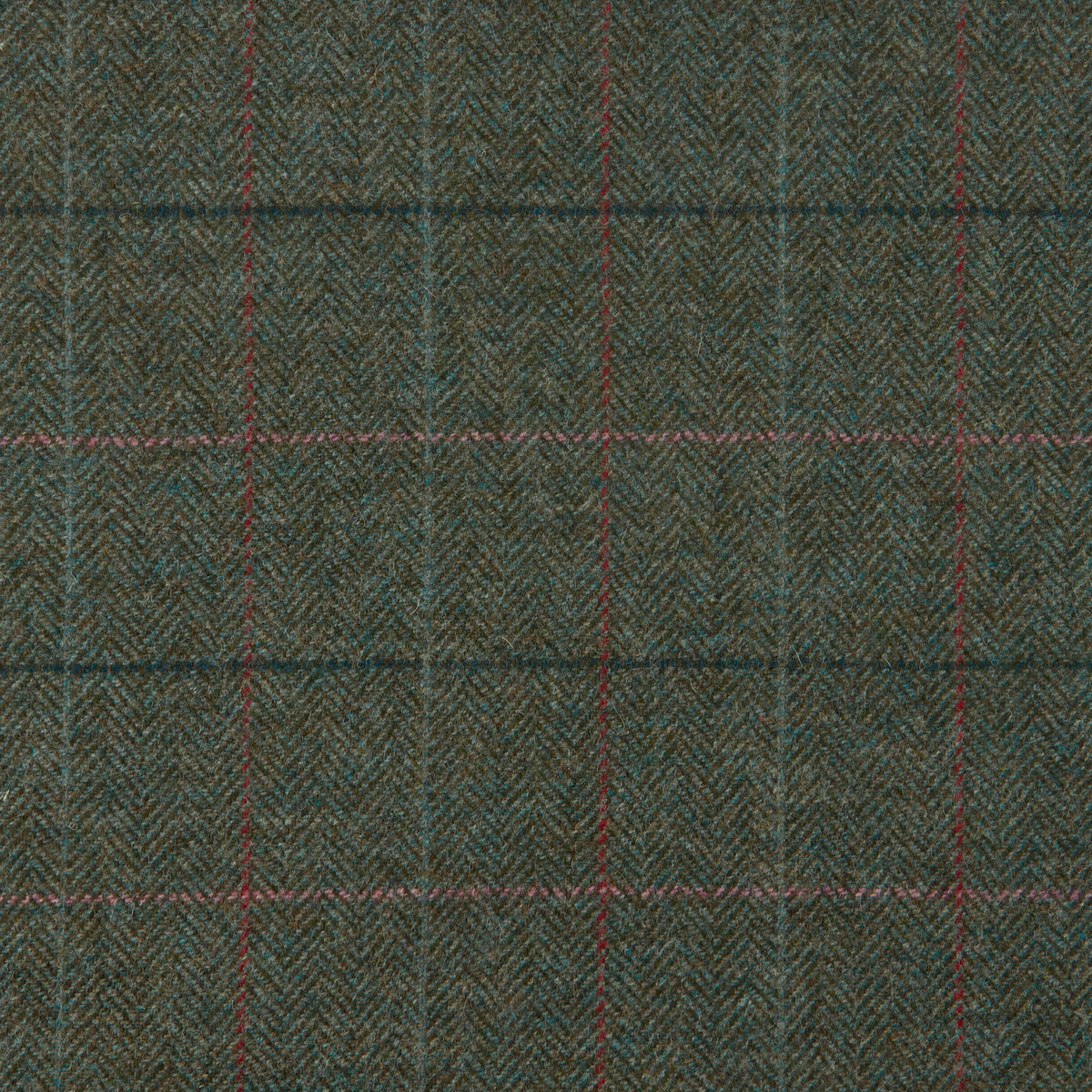 Rosa Wool Fabric by Abraham Moon Jade