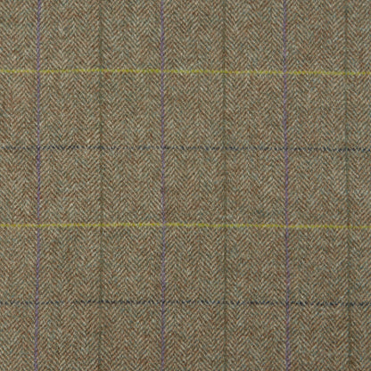 Rosa Wool Fabric by Abraham Moon Olive