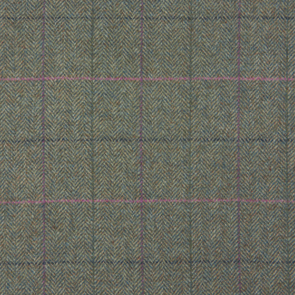 Rosa Wool Fabric by Abraham Moon Teal