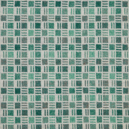 Pompidou Wool Fabric by Abraham Moon Teal