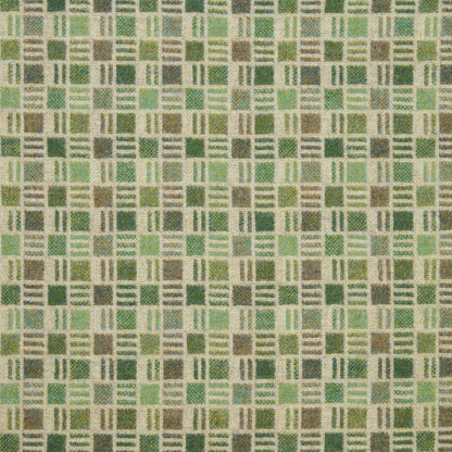 Pompidou Wool Fabric by Abraham Moon Green