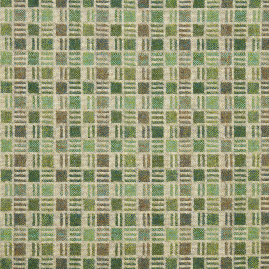 Pompidou Wool Fabric by Abraham Moon Green