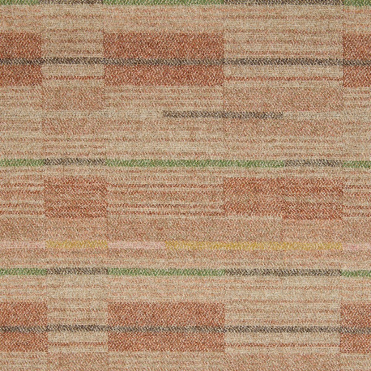 Sears Wool Fabric by Abraham Moon Terracotta