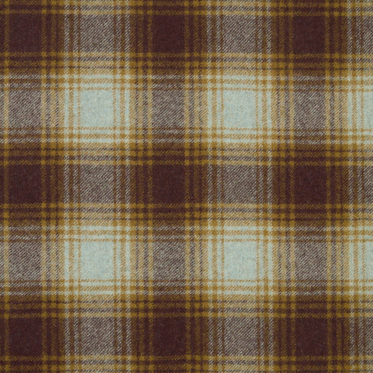 Campbell Wool Fabric by Abraham Moon Ochre