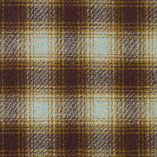 Campbell Wool Fabric by Abraham Moon Ochre