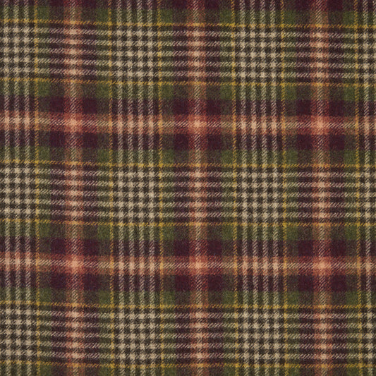 Woolf Wool Fabric by Abraham Moon Evergreen