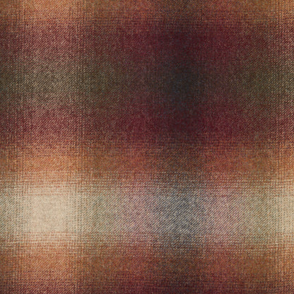 Collins Wool Fabric by Abraham Moon Burgundy
