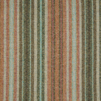 Burleigh Wool Fabric by Abraham Moon Teal Rouge