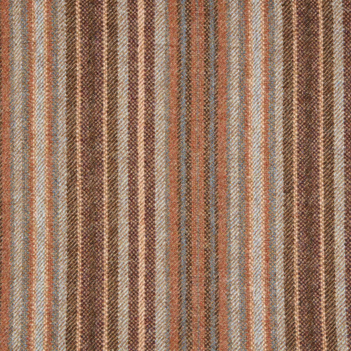 Burleigh Wool Fabric by Abraham Moon Terracotta