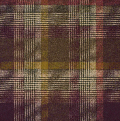 Brunel Wool Fabric by Abraham Moon Burgundy