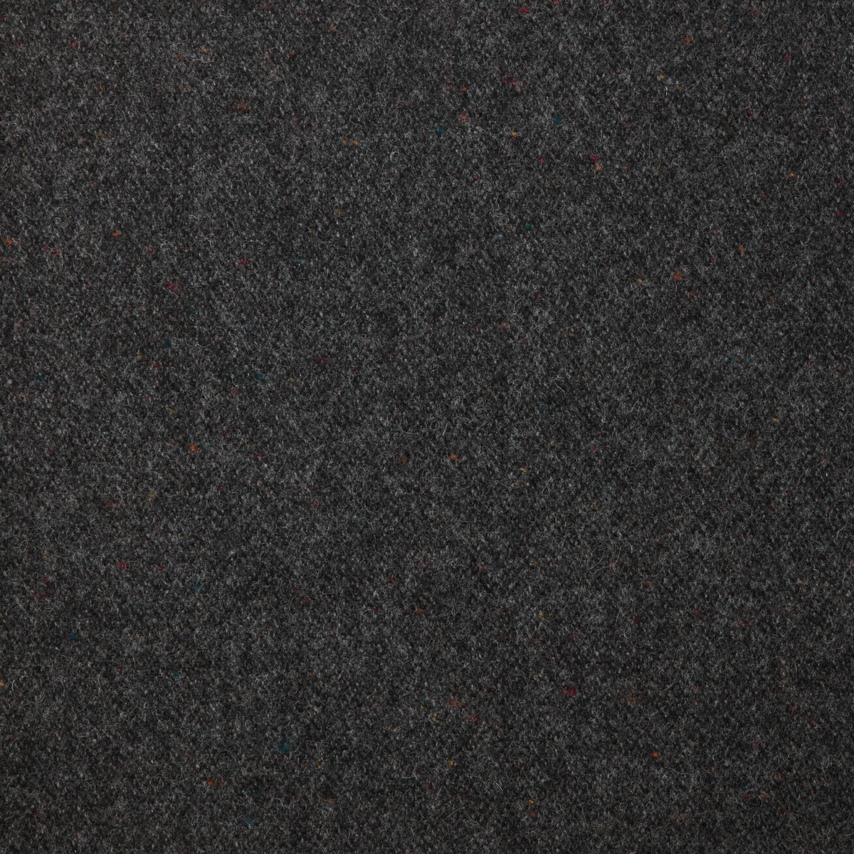 Donegal Wool Fabric by Abraham Moon Charcoal