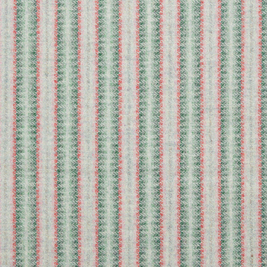 Tobago Wool Fabric by Abraham Moon Aqua Flamingo