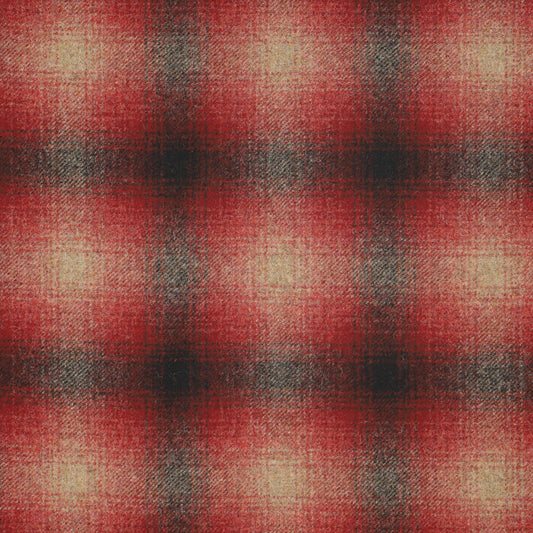 Ombre Wool Fabric by Abraham Moon Red