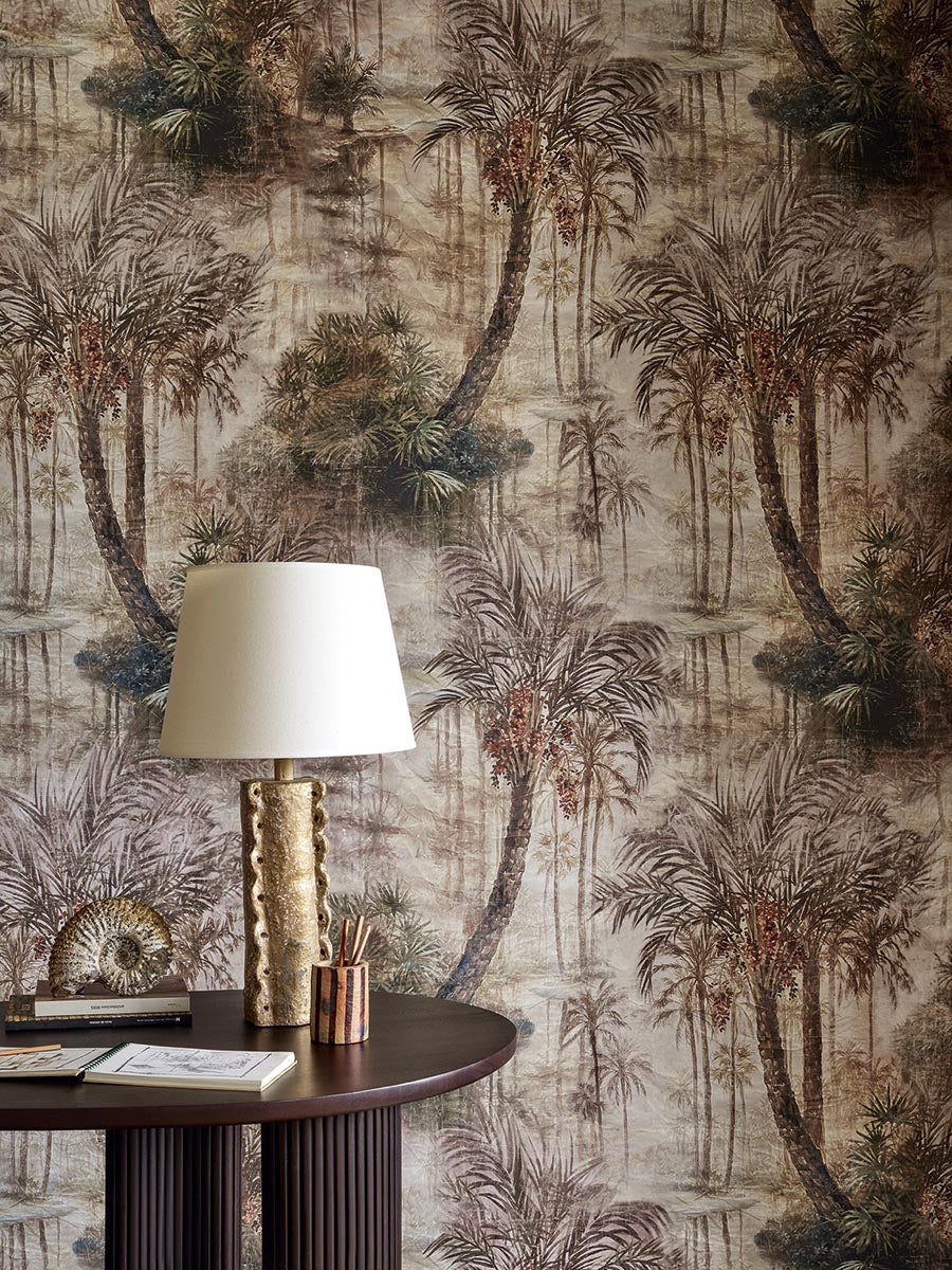 Ubari Wallpaper by Pierre Frey shown in a room setting (view 1)