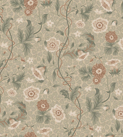 Ulla Wallpaper by Sandberg Garden Green