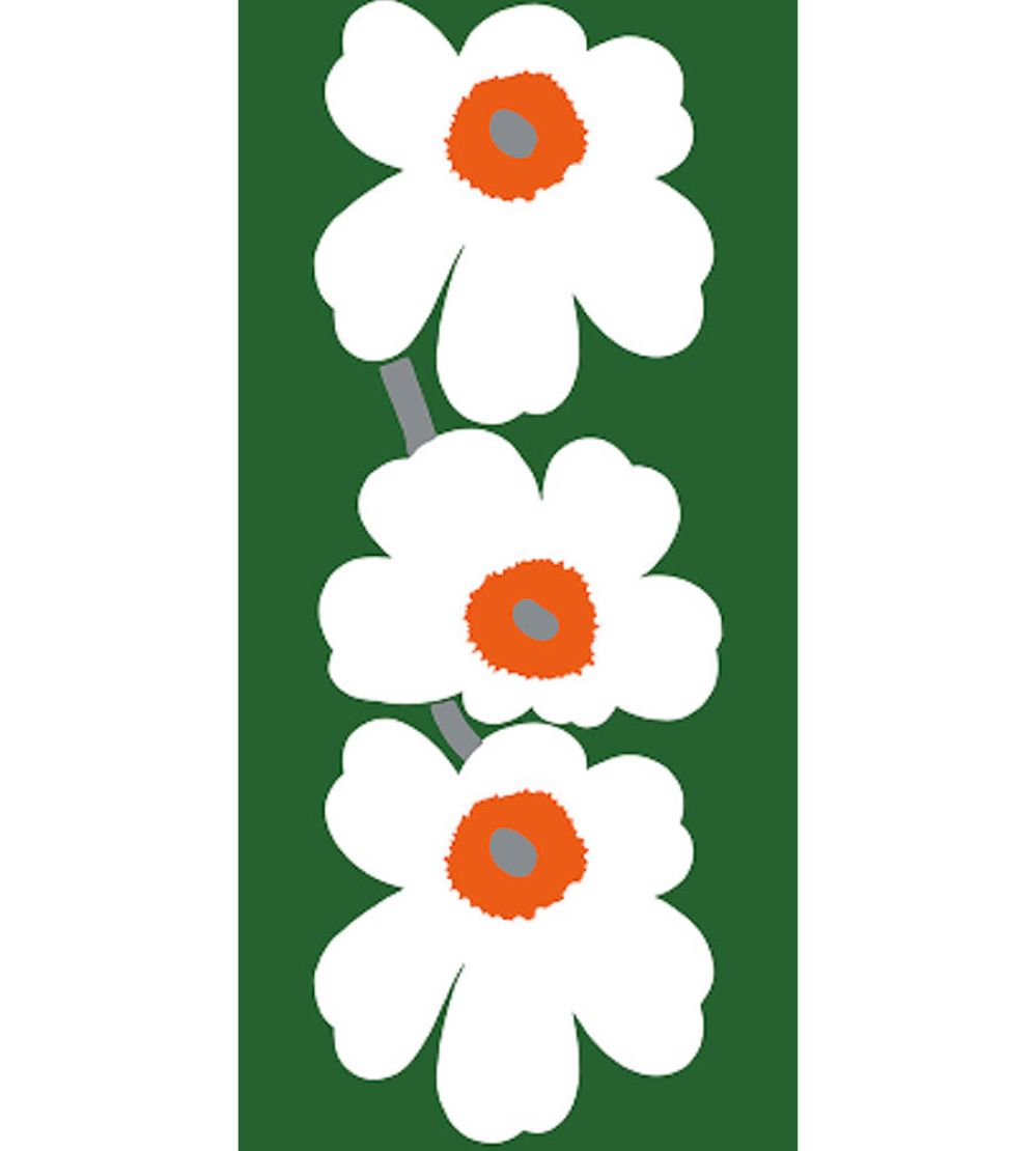 Unikko 60th Anniversary Mural by Marimekko Green