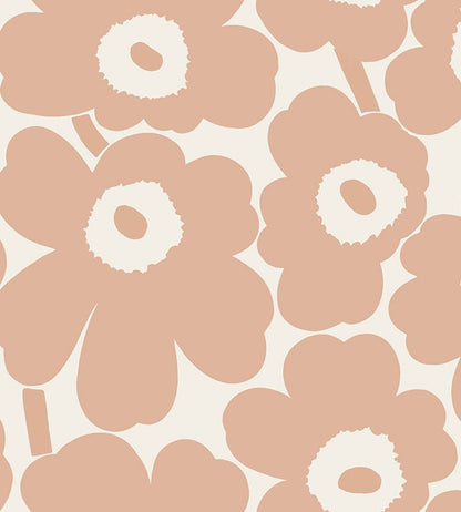 Unikko Wallpaper by Marimekko Pink