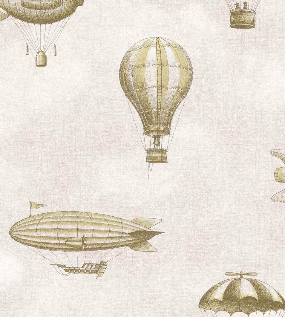 Voyage Wallpaper by Eijffinger Vintage Yellow