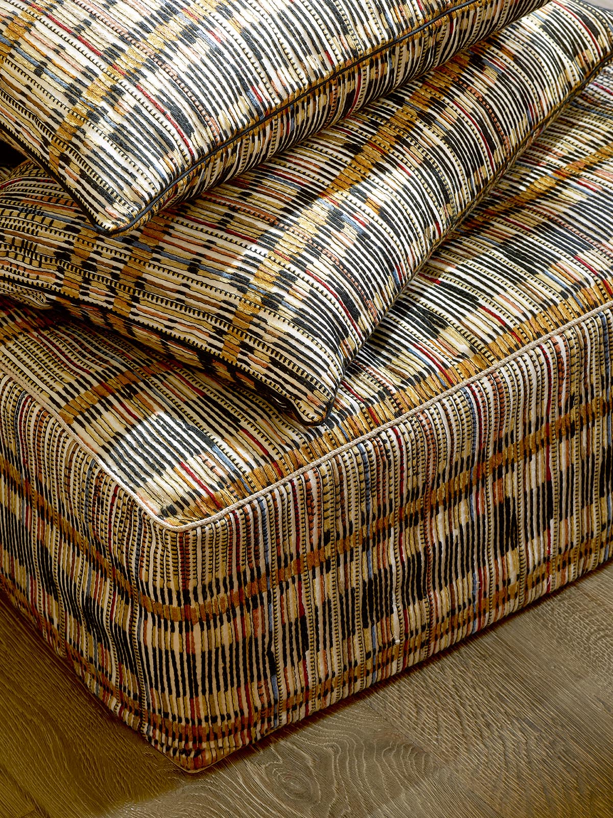 Ushuaia Fabric by Pierre Frey shown in a room setting