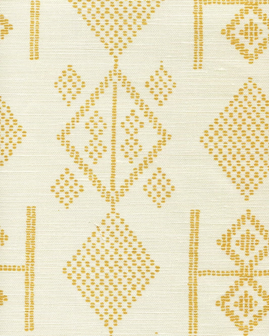 Vacances Inca Gold on Tint fabric by Alan Campbell